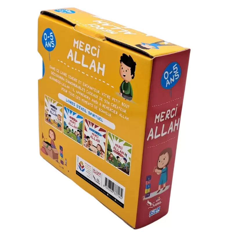 Merci Allah : Pack Collection quatre Livres d'éveil spirituel pour enfants (0-5 ans)