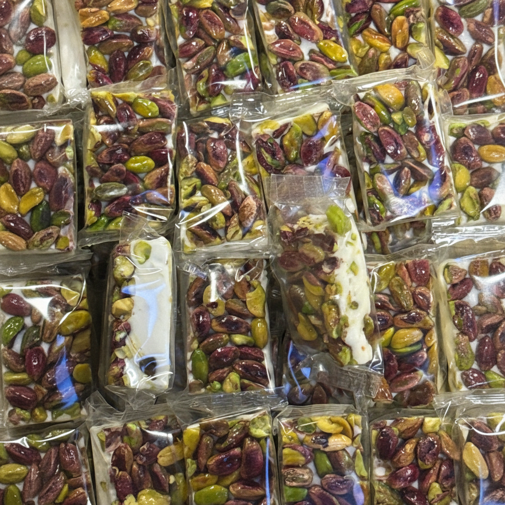 Nougat à la pistache entière – 5 pièces