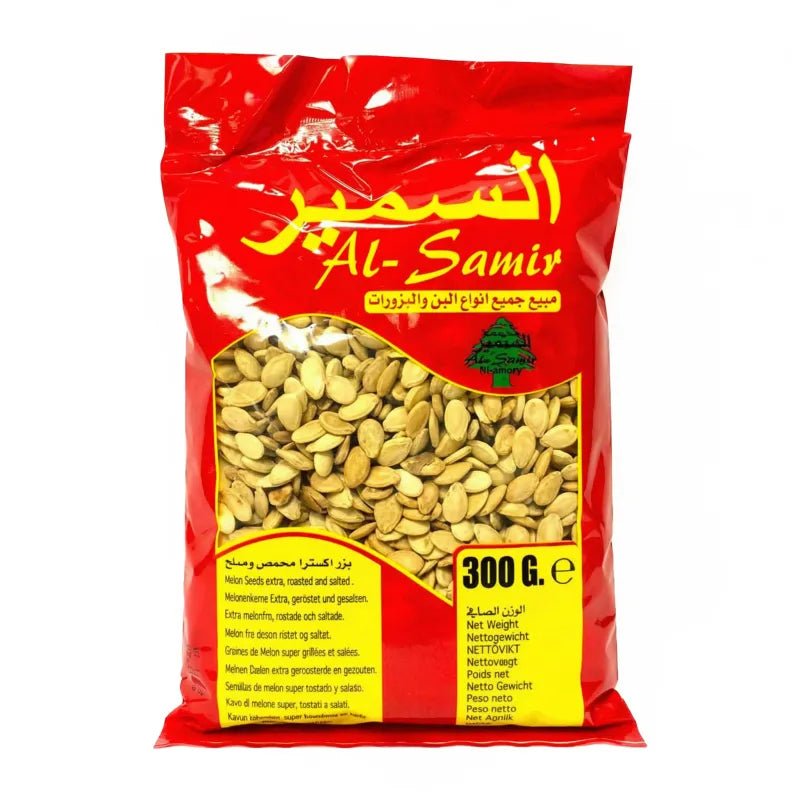 Graines de melon grillées et salées extra Alsamir 300g - Gros calibre Liban - Kokechli Al - Samir