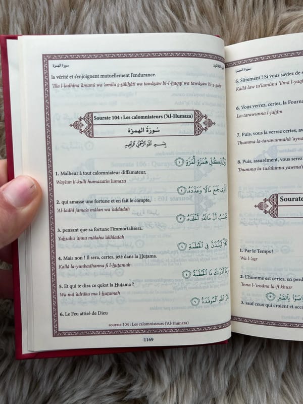 Le Noble Coran – Arabe / Français / Phonétique Couleur verte – Taille moyenne – Format poche - KokechliMaison d'Ennour