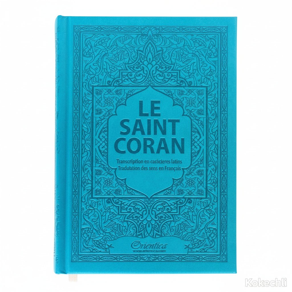 Le Saint Coran - Couverture Daim - Français - Arabe - Phonétique 14*20 cm - Kokechli Ma boutique