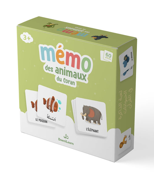 Mémo des animaux du Coran – Jeu éducatif dès 3 ans (DeeniLearn) - KokechliDeeniLearn