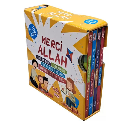 Merci Allah : Pack Collection quatre Livres d'éveil spirituel pour enfants (0 - 5 ans) - KokechliSana