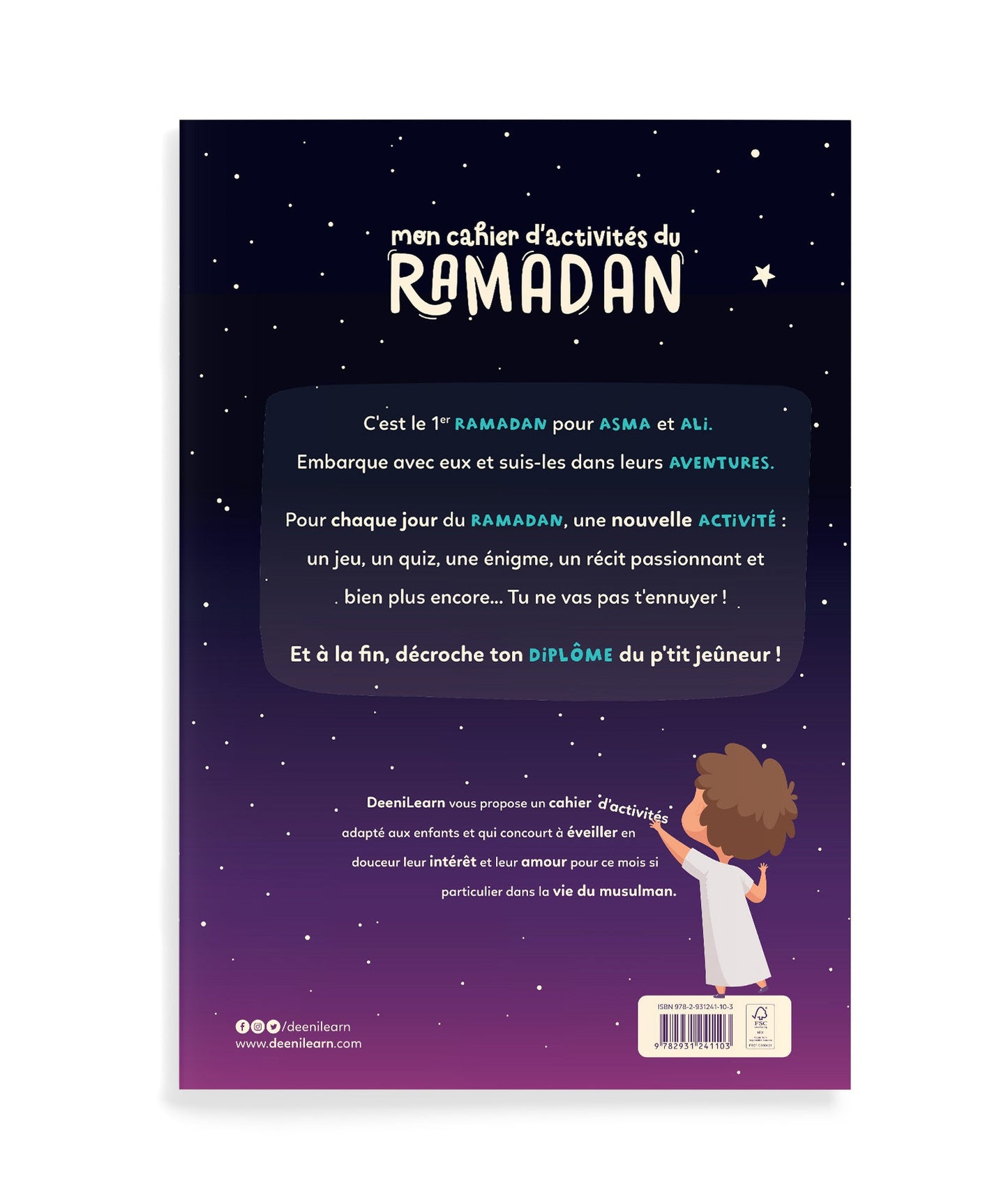 Mon cahier d’activités du Ramadan – Dès 6 ans (DeeniLearn) - KokechliDeeniLearn