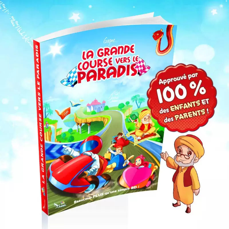 La Grande Course vers le Paradis – Bande dessinée & jeux éducatifs - à partir de 7 ans
