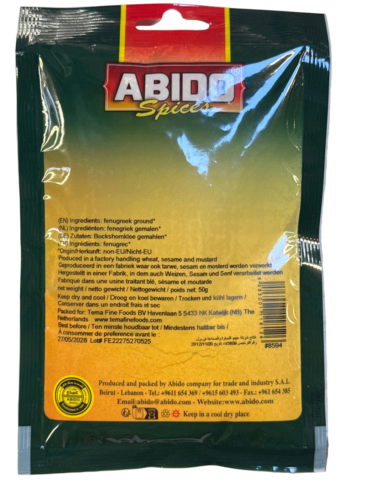 Fenugrec Moulu Abido – 50 g