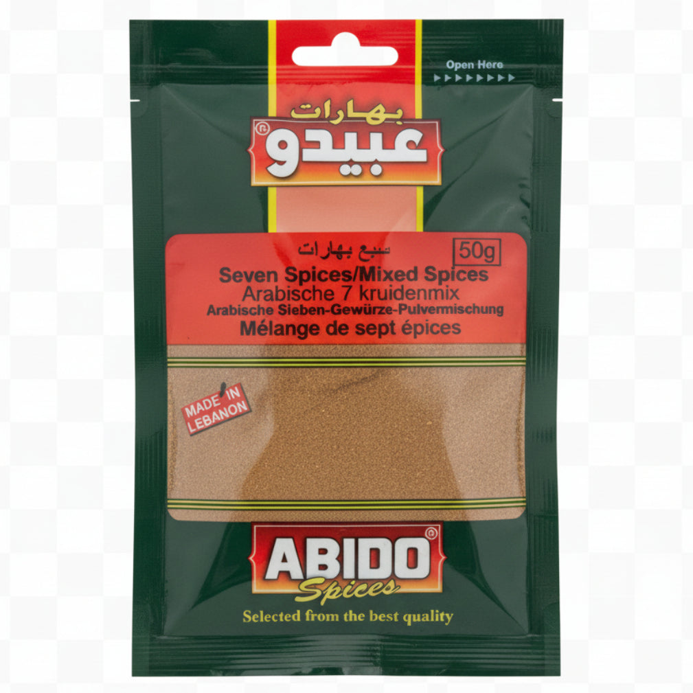 Mélange 7 Épices Abido Spices 50g – سبع بهارات