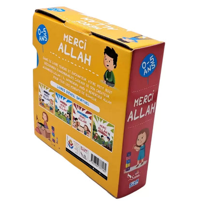 Merci Allah : Pack Collection quatre Livres d'éveil spirituel pour enfants (0-5 ans)