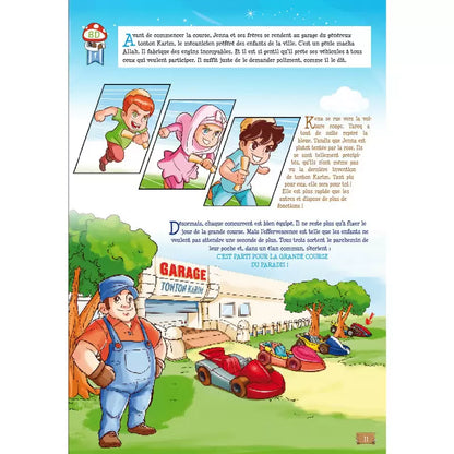 La Grande Course vers le Paradis – Bande dessinée & jeux éducatifs - à partir de 7 ans