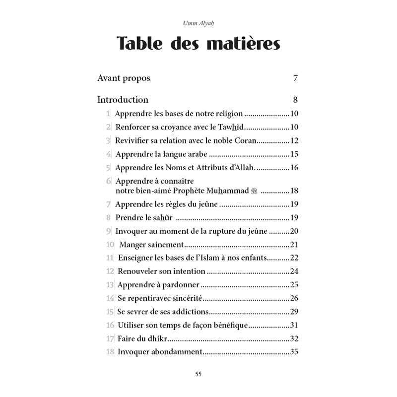 30 Actions pour profiter du Ramadan – Guide spirituel pratique - Kokechli Al Hadîth