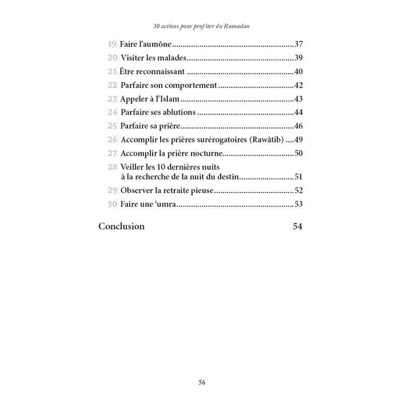 30 Actions pour profiter du Ramadan – Guide spirituel pratique - Kokechli Al Hadîth