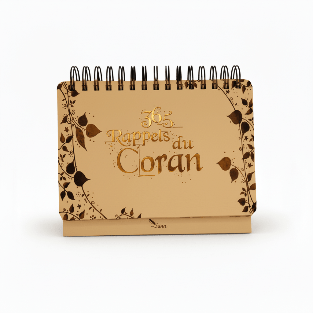365 Rappels du Coran Calendrier chevalet – Beige - KokechliSana