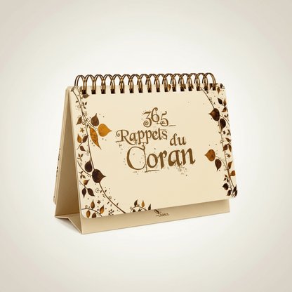 365 Rappels du Coran Calendrier chevalet – Beige - KokechliSana