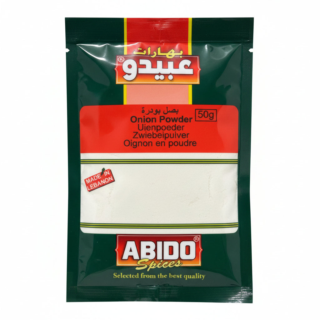 Oignon en Poudre Abido Spices 50g – بصل بودرة