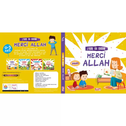 Merci Allah : Pack Collection quatre Livres d'éveil spirituel pour enfants (0-5 ans)