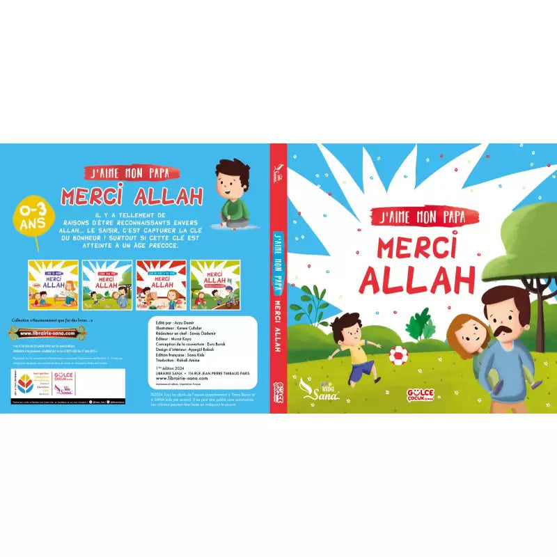 Merci Allah : Pack Collection quatre Livres d'éveil spirituel pour enfants (0-5 ans)