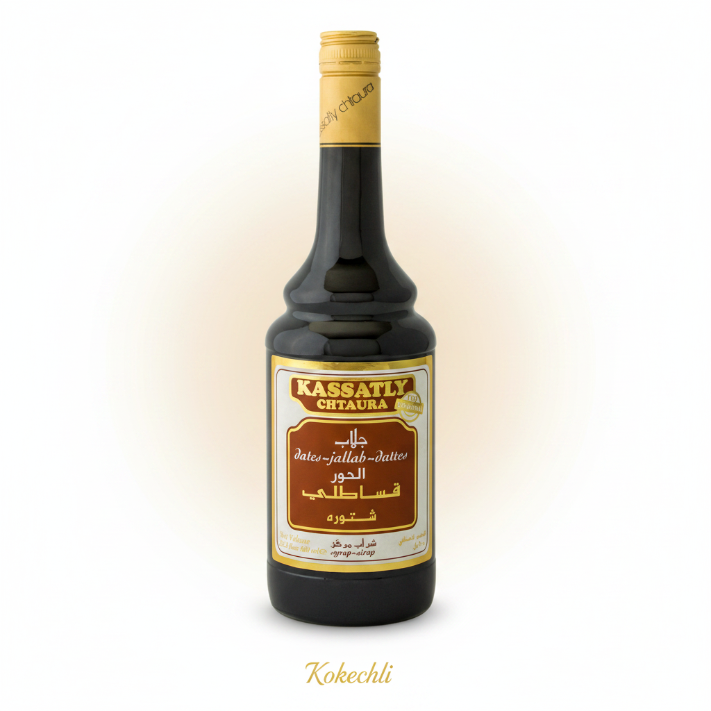 Sirop de Jallab Dattes Kassatly Chtaura 600 ml – Boisson libanaise concentrée