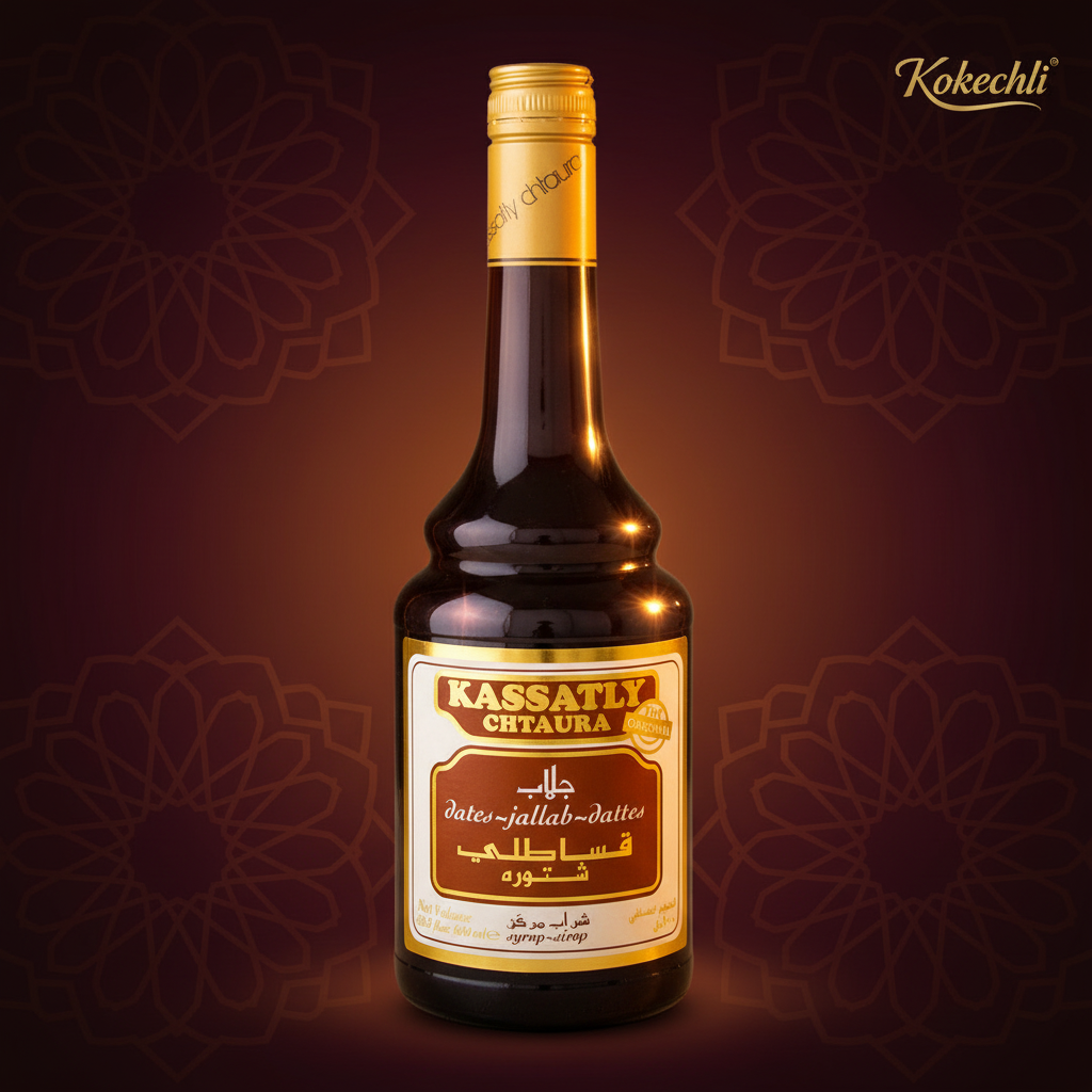 Sirop de Jallab Dattes Kassatly Chtaura 600 ml – Boisson libanaise concentrée