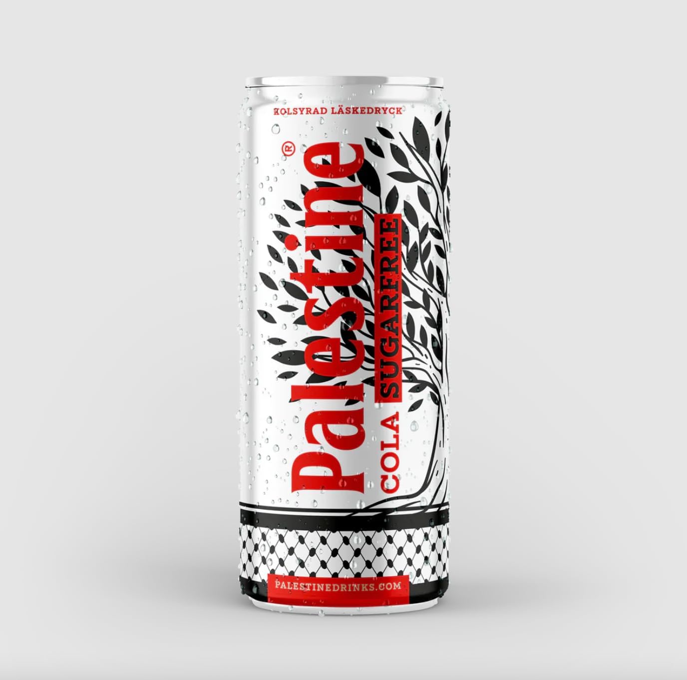 Palestine Cola Sugarfree – Boisson gazeuse sans sucre 330ml