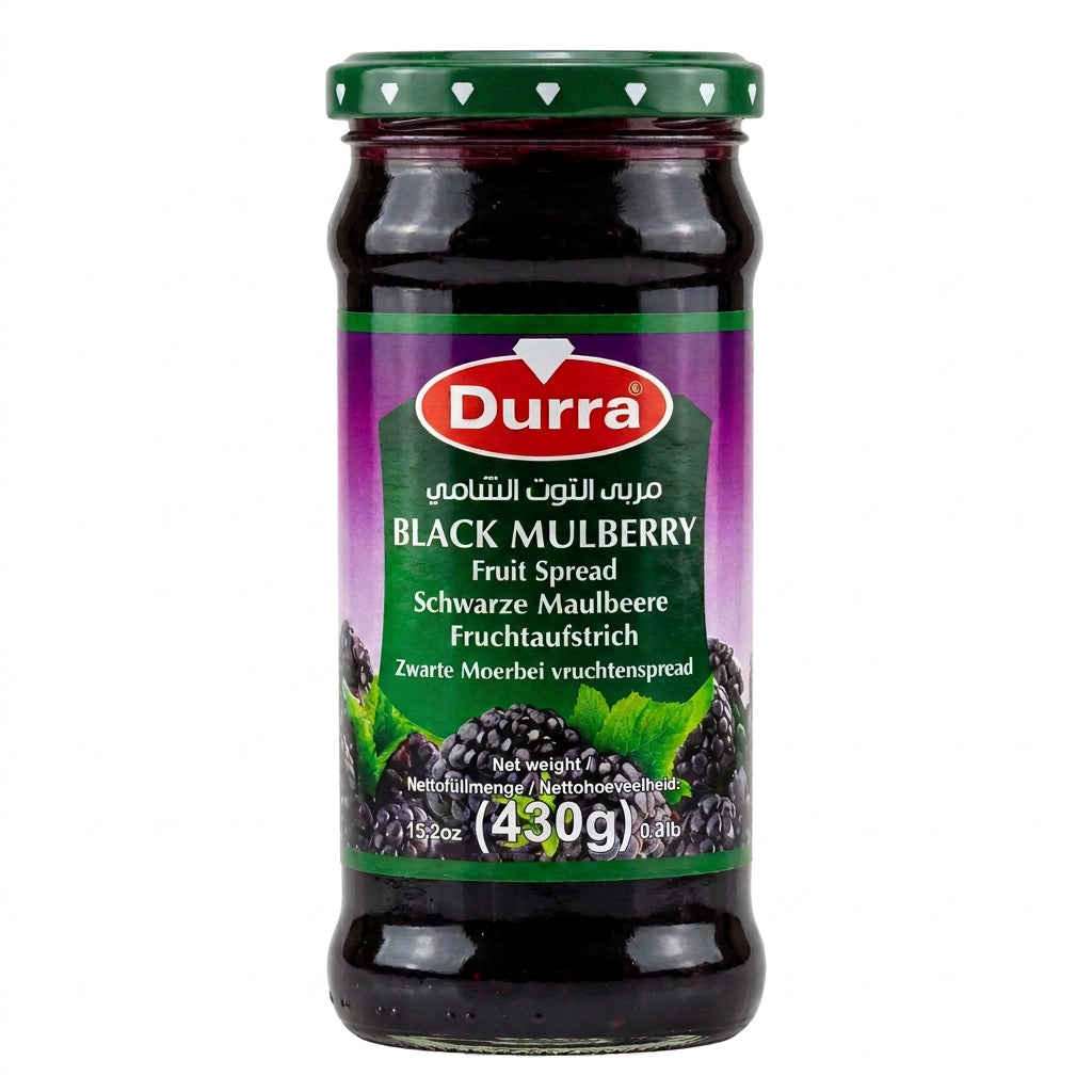 Confiture de mûres noires – Pot 430g | Durra