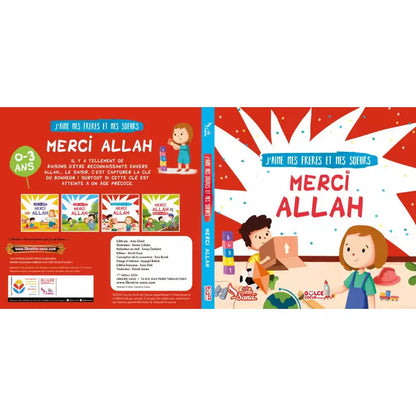 Merci Allah : Pack Collection quatre Livres d'éveil spirituel pour enfants (0-5 ans)