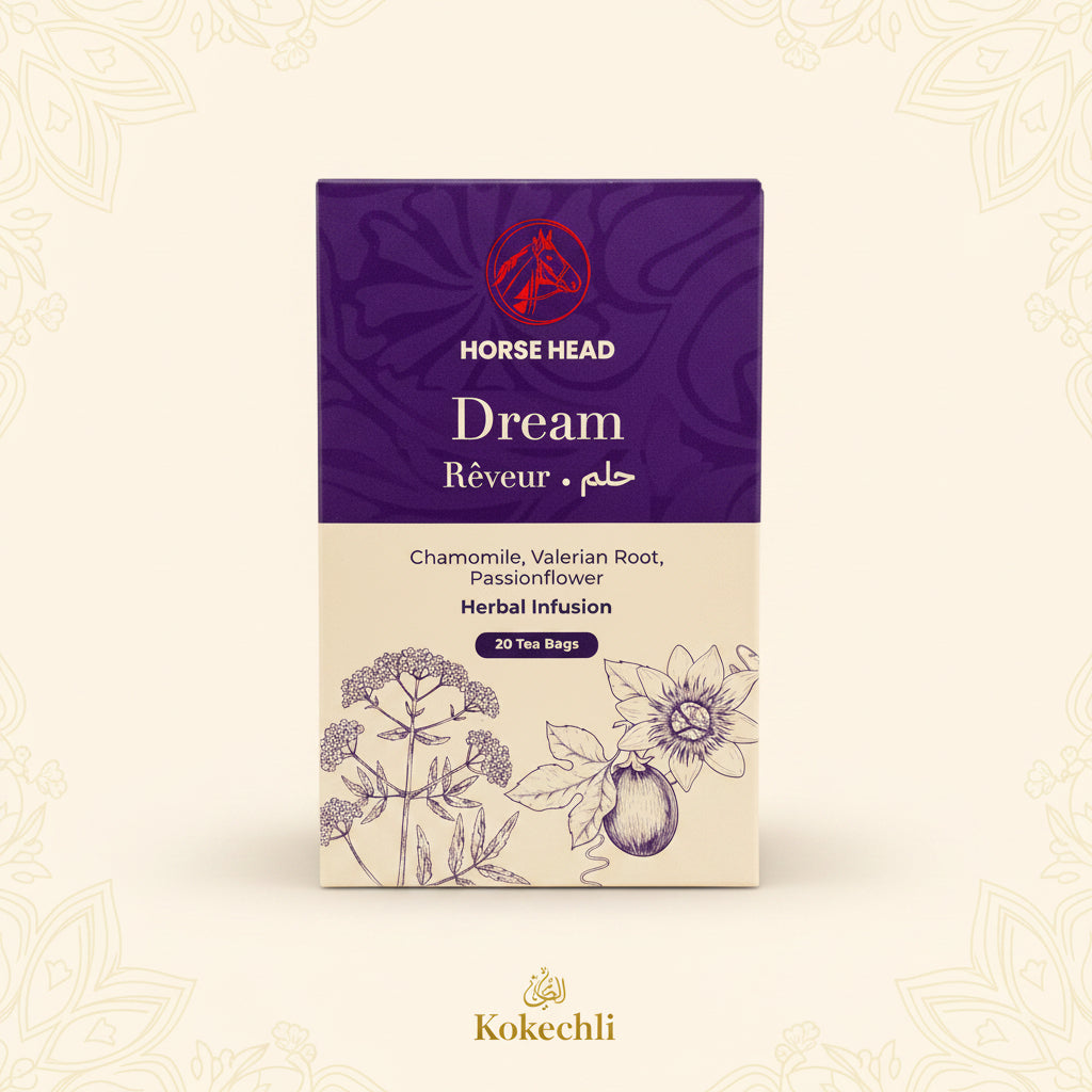 Infusion Camomille, Fleur de Passion & Racine de Valériane | Horse Head Dream – 20 Sachets
