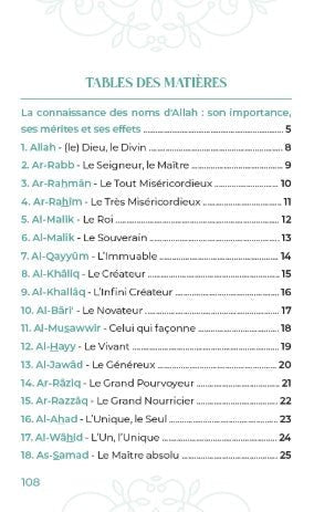 99 Noms d’Allah tirés du Coran et de la Sunna - KokechliAl Hadîth
