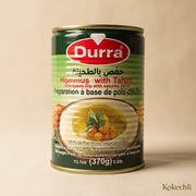 Houmous au Tahini Durra 370g – Préparation à base de Pois Chiches