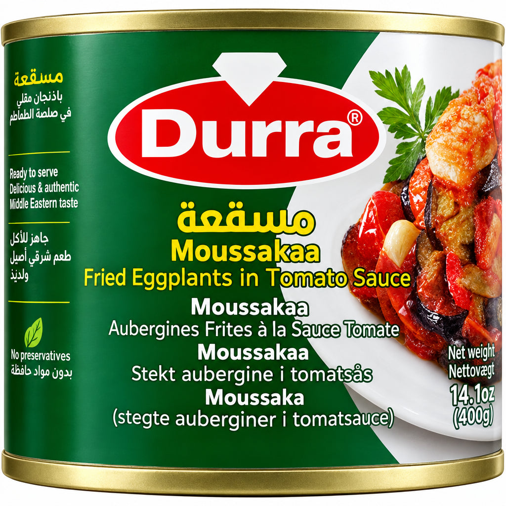 Moussaka d’aubergines à la sauce tomate Durra – 400 g