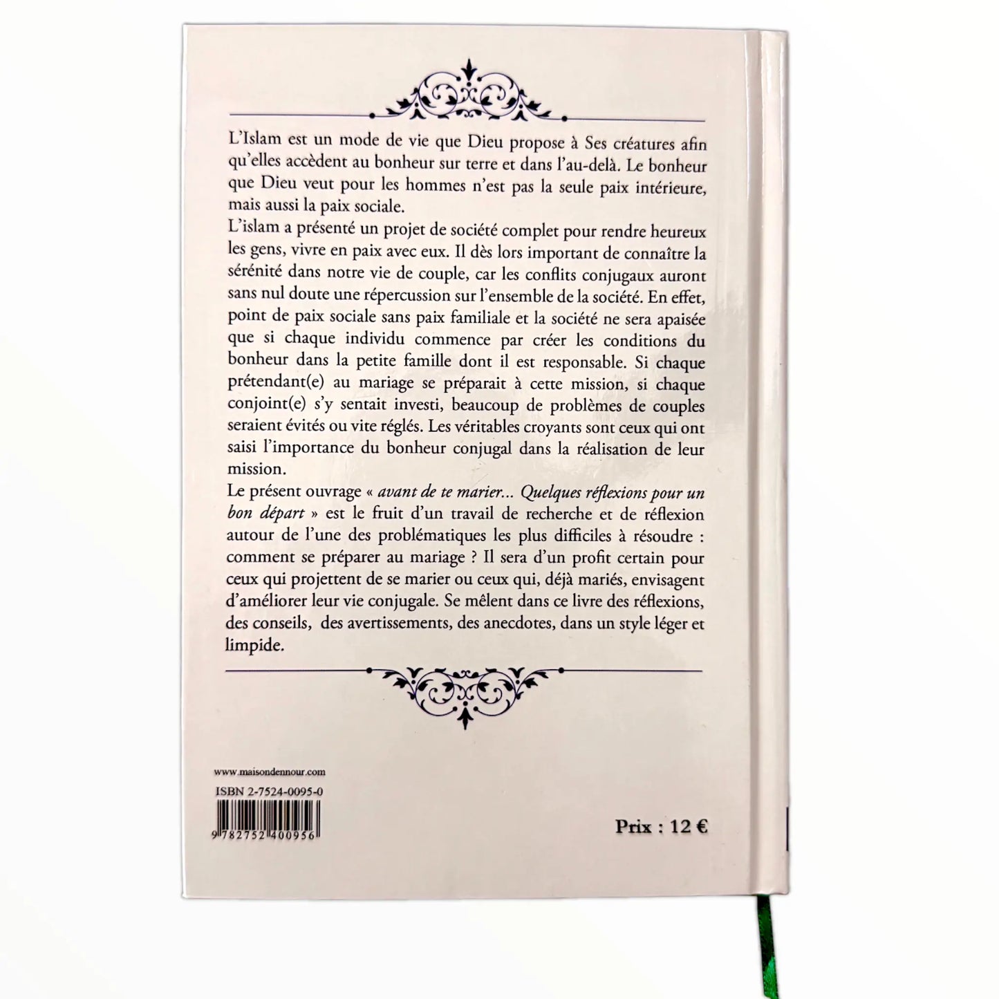 Avant de te marier – Quelques réflexions pour un bon départ - Alfaki Sakinah - Editions Ennour