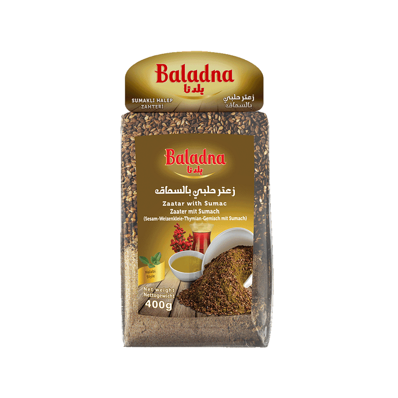Zaatar au Sumac Oriental, Mélange d'Alep Authentique – 400 g – Baladna