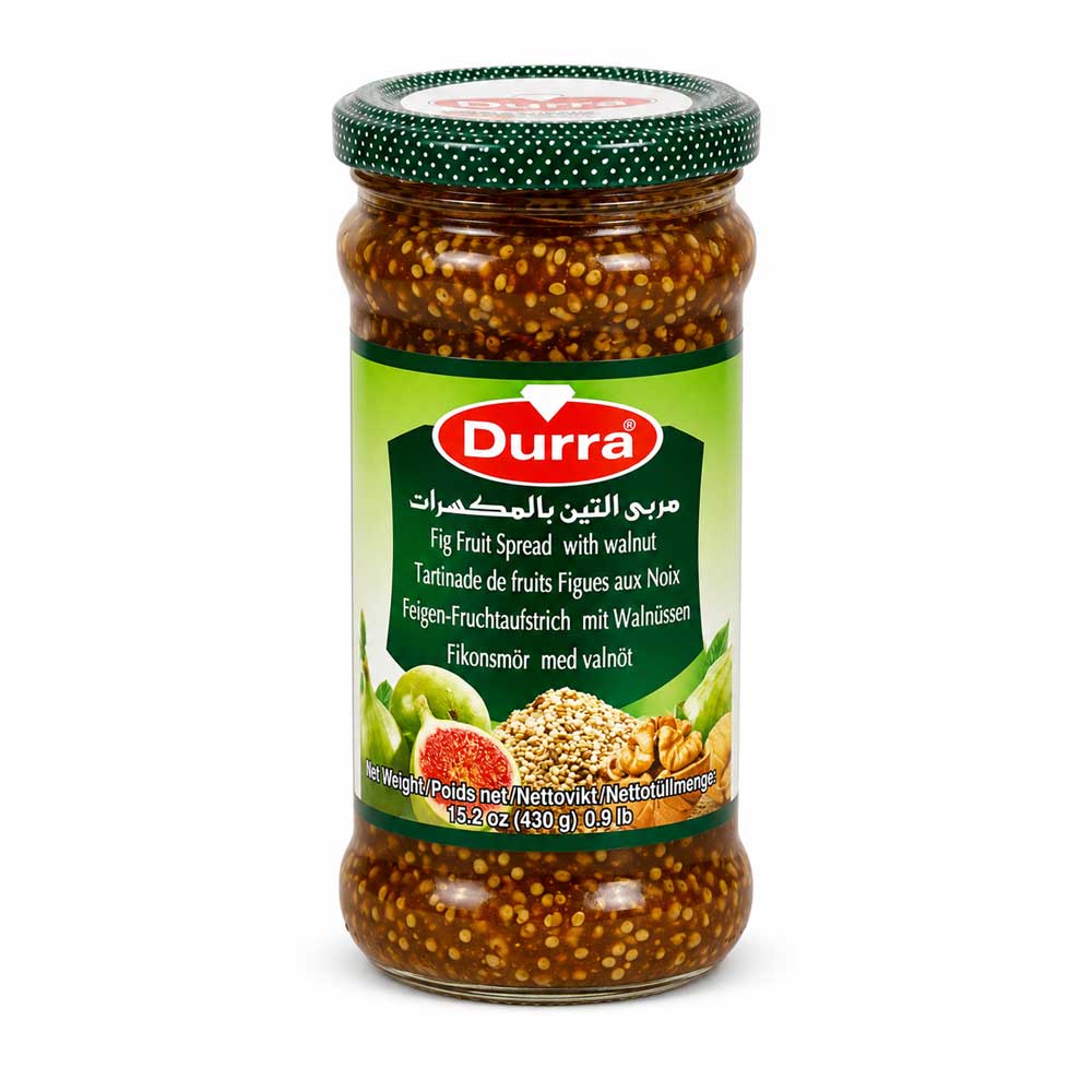 Confiture de figues aux noix – Pot 430g | Durra