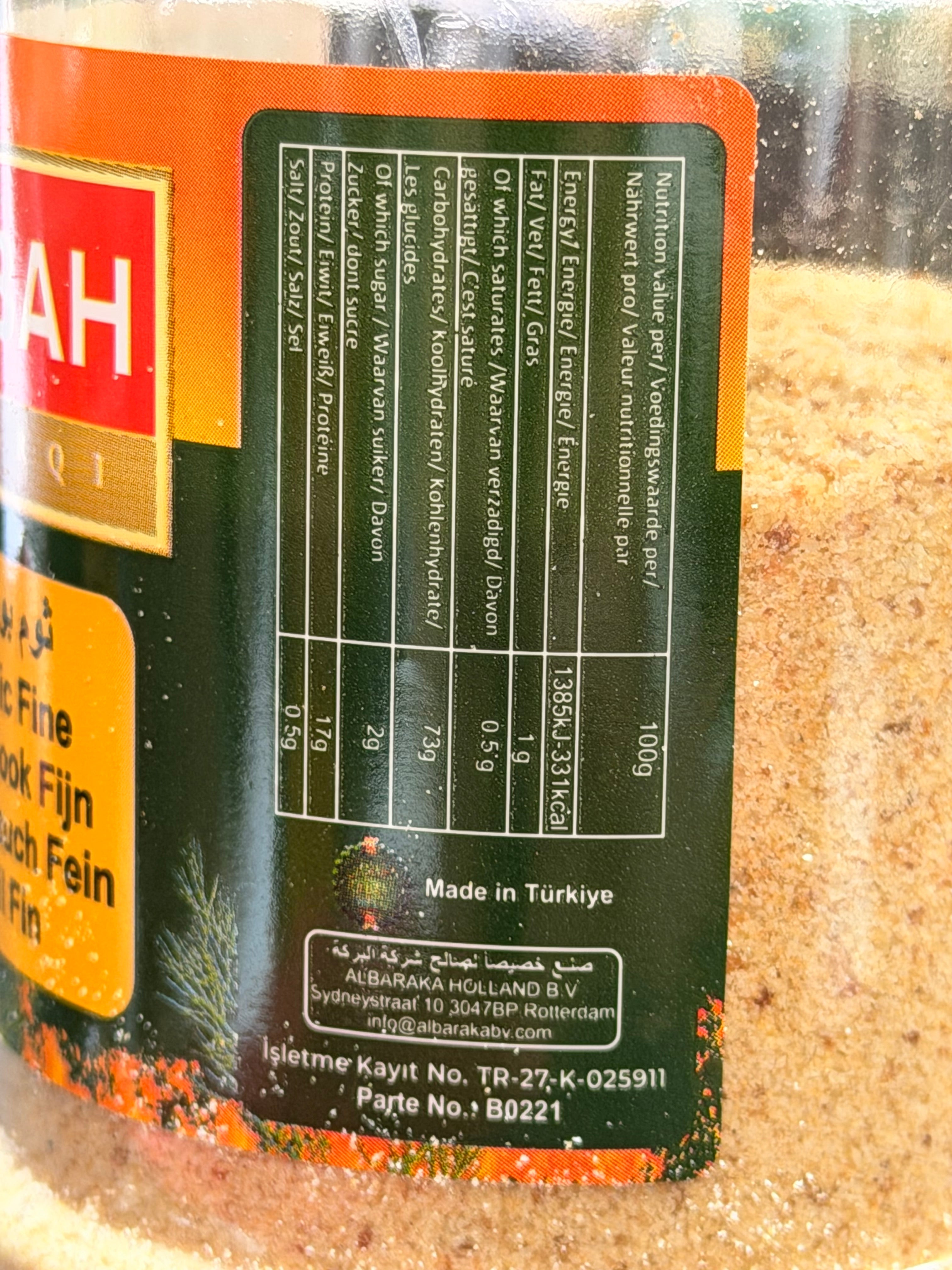 Ail Fin en Poudre 135g – Sabah Sharqi