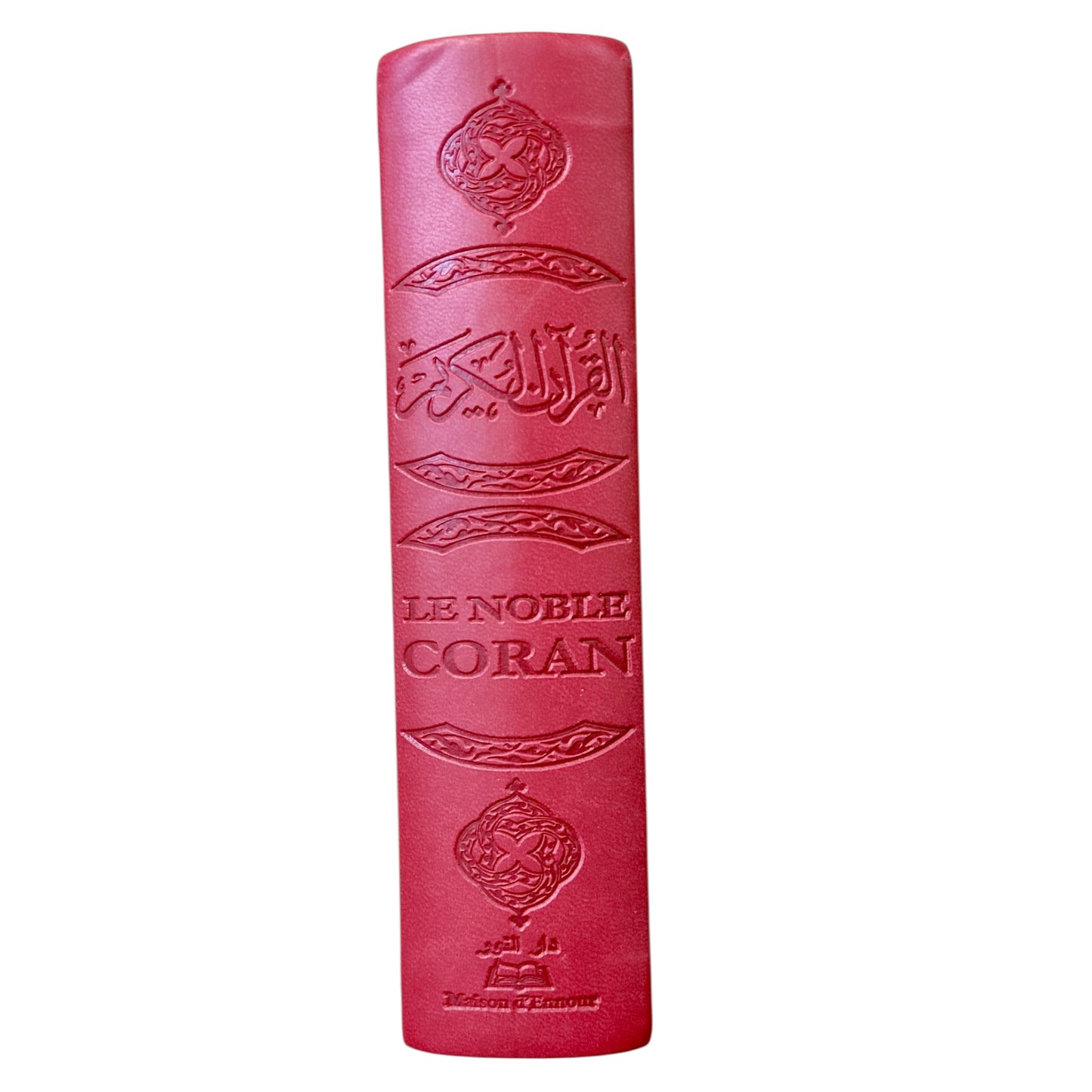 Le Noble Coran (arabe / français / phonétique) – Couleur rouge – Format de poche