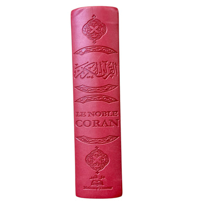 Le Noble Coran (arabe / français / phonétique) – Couleur rouge – Format de poche