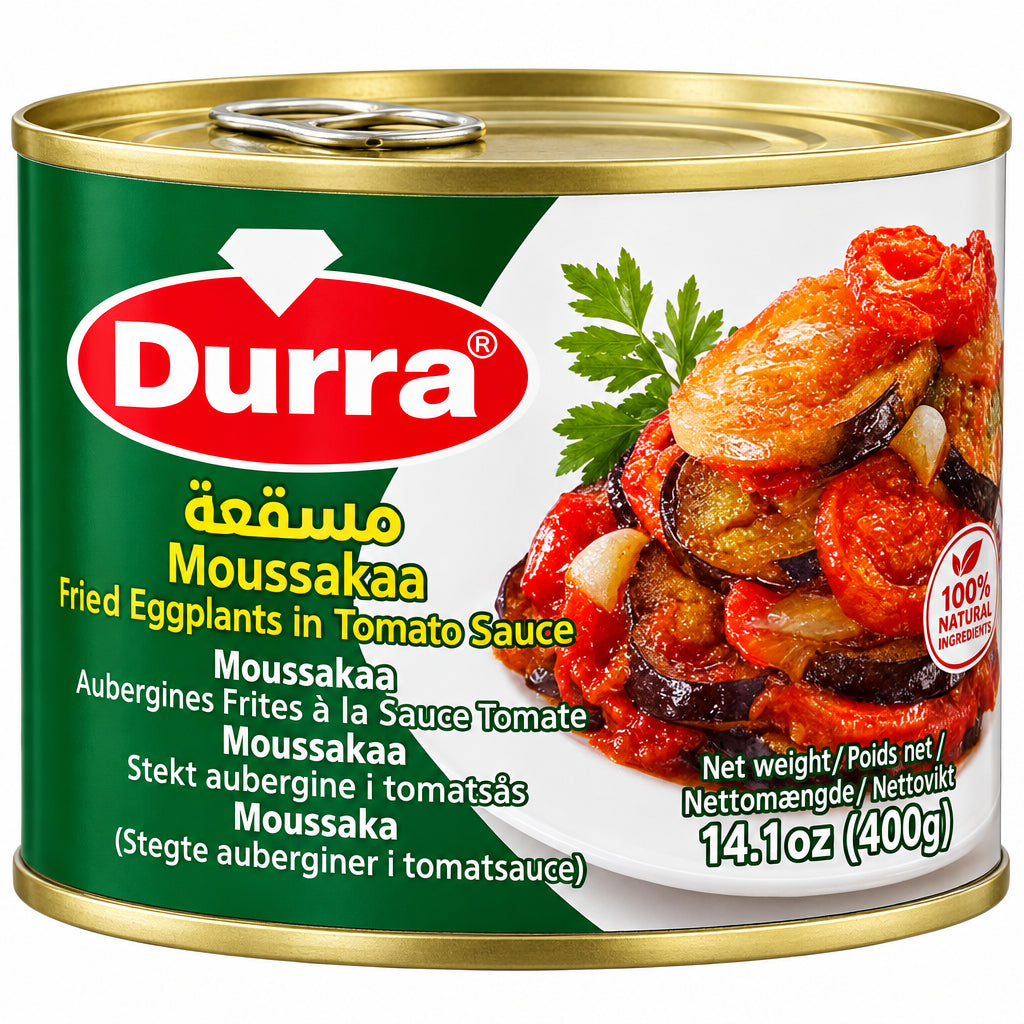 Moussaka d’aubergines à la sauce tomate Durra – 400 g