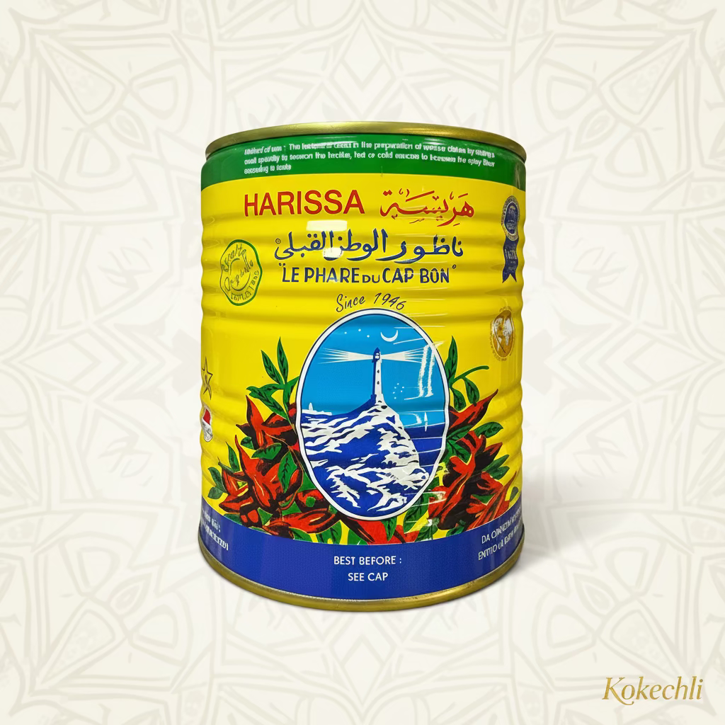 Harissa Le Phare du Cap Bon 760 g – Harissa tunisienne originale au piment rouge fort