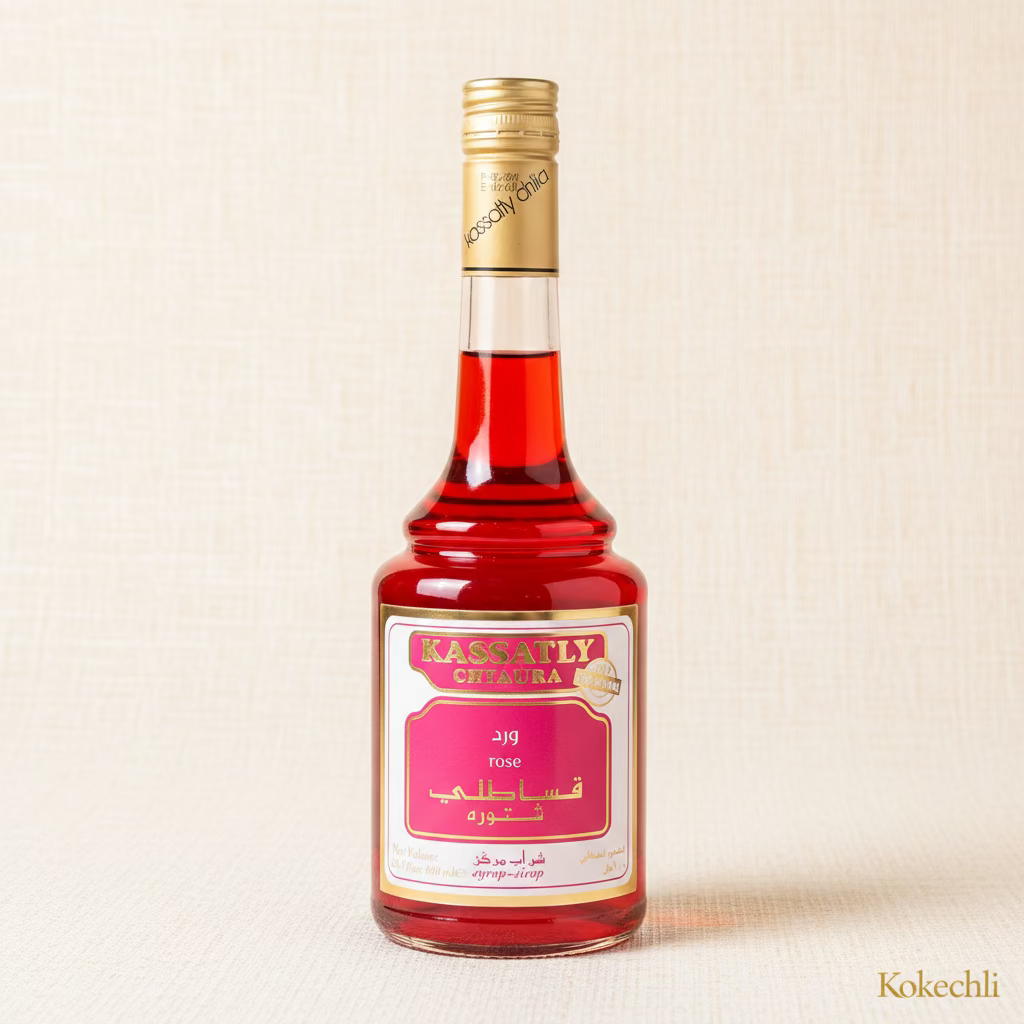 Sirop de Rose Kassatly Chtaura 600 ml – Boisson libanaise floralée (Ward – ورد)