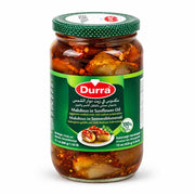 Makdous Durra – Aubergines farcies aux noix & piment