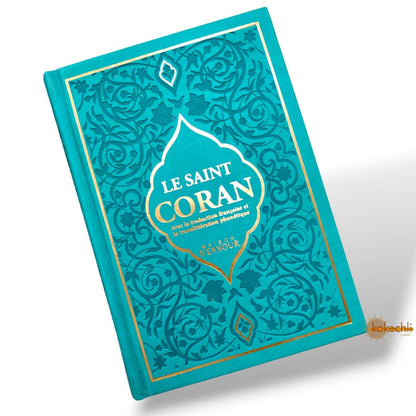 Le Saint Coran Arabe - Français - Phonétique 20*14 cm - plusieurs couleurs - couverture rigide