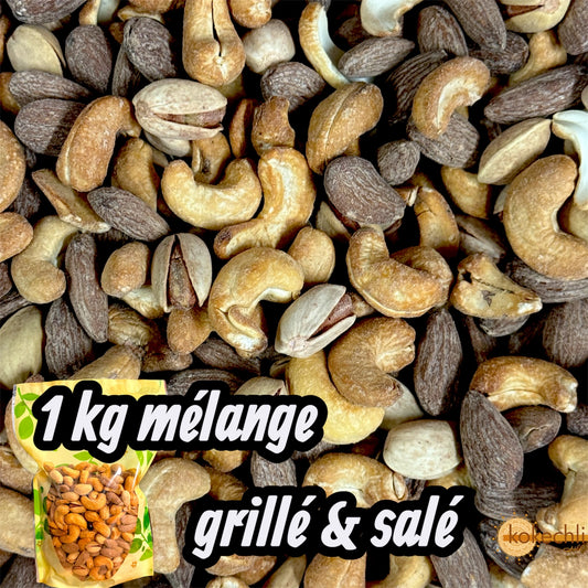 Mélange de Noix Grillées & Salées - 1 kg