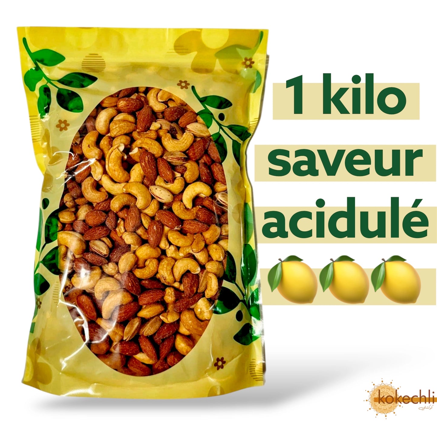 Mélange de Noix Grillées – Saveur Acidulée 1kg
