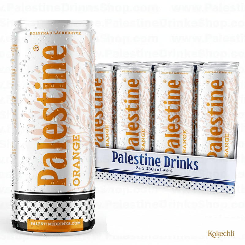 Palestine Orange Drink – Boisson gazeuse à l'orange 250ml