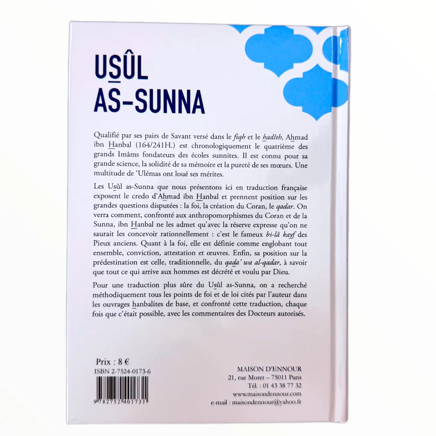 Usûl As-sunna - Commentaire de la profession de foi de l'imam Ahmad - Corentin Pabiot