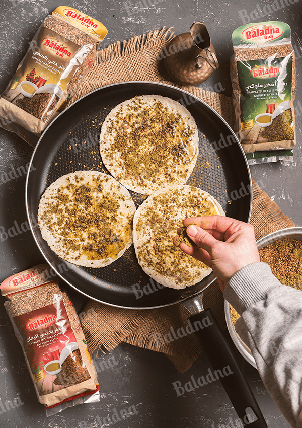 Zaatar au Sumac Oriental, Mélange d'Alep Authentique – 400 g – Baladna