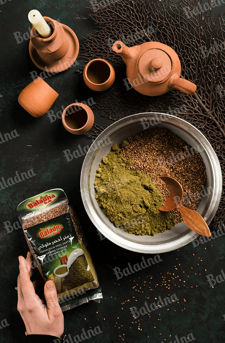 Zaatar au Sumac Oriental, Mélange d'Alep Authentique – 400 g – Baladna