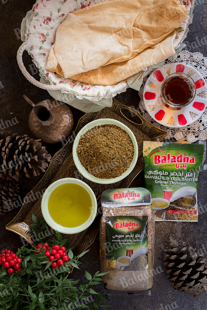 Zaatar au Sumac Oriental, Mélange d'Alep Authentique – 400 g – Baladna