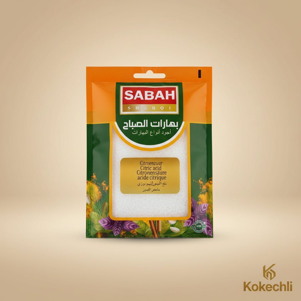 Acide Citrique Sabah 60 g – Acidifiant Naturel & Polyvalent - Kokechli Sabah
