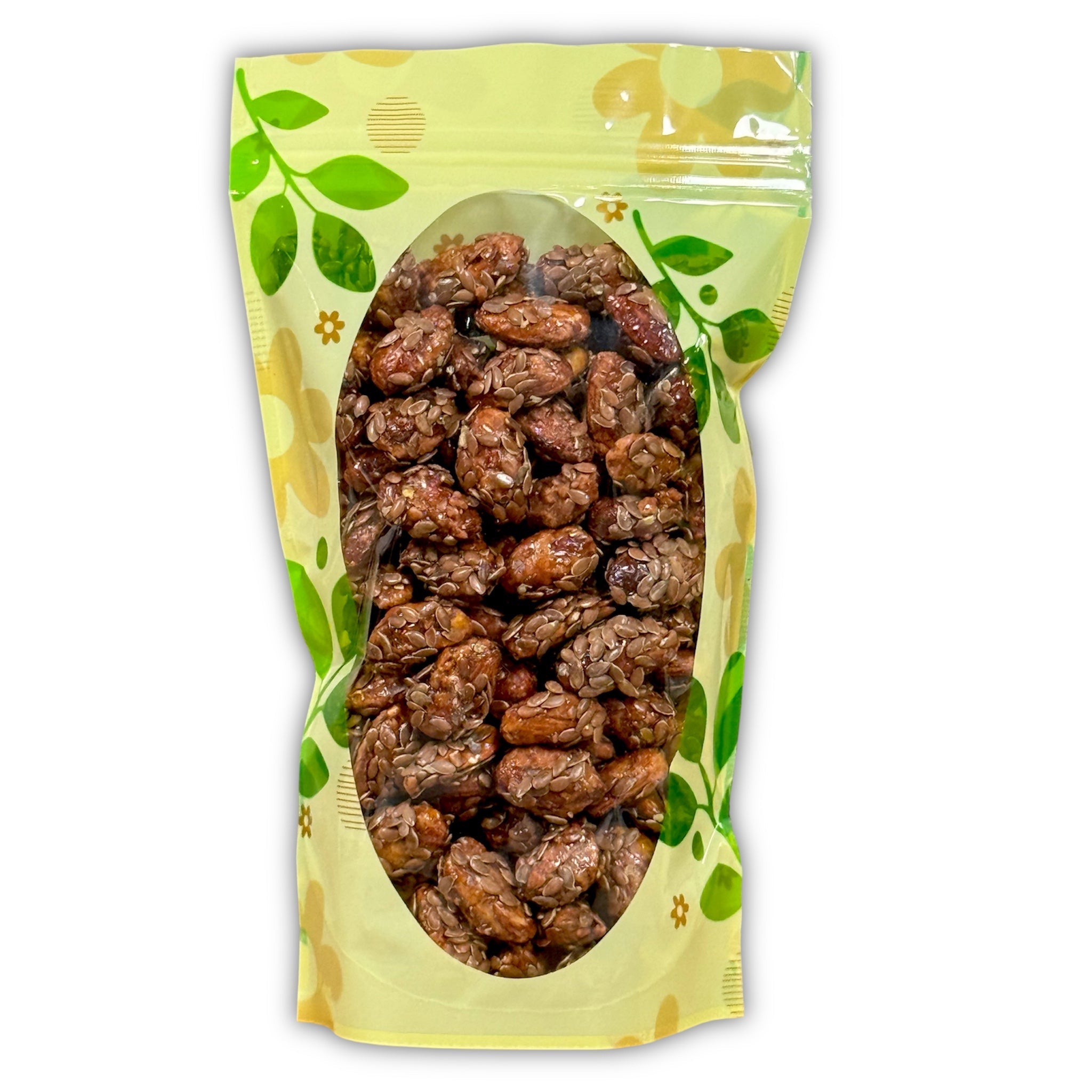 Amandes Caramélisées aux Graines de Lin 250g - Kokechli Kokechli