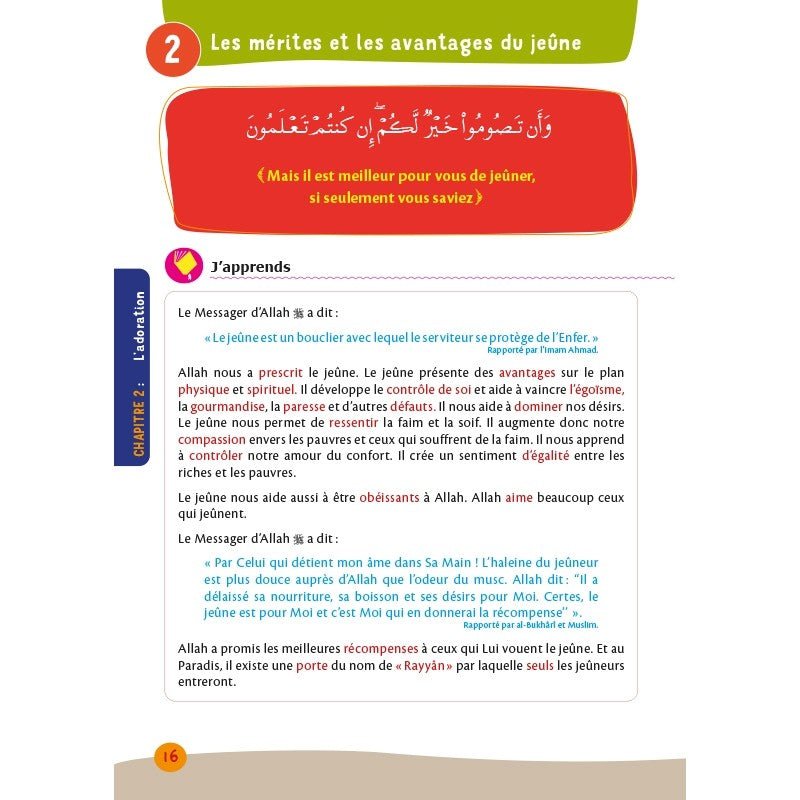 Arc - en - Ciel 4 – Manuel d’Enseignement des Bases de l’Islam (dès 9 ans) – Éditions Al - Hadîth - Kokechli Al Hadîth